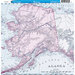 Reminisce - Customs Collection - 12 x 12 Single Sided Paper - Alaskan Map