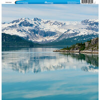 Reminisce - Customs Collection - 12 x 12 Single Sided Paper - Alaska Glacier