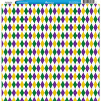 Reminisce - Customs Collection - 12 x 12 Single Sided Paper - Mardi Gras Party - New Orleans 3