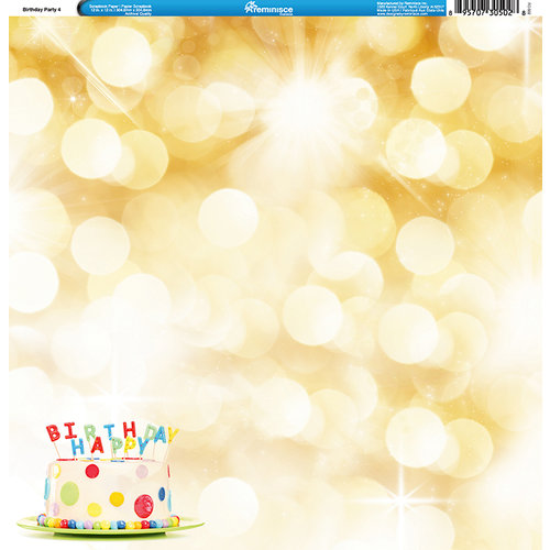 Reminisce - Birthday Party Collection - 12 x 12 Single Sided Paper - Birthday Party 4