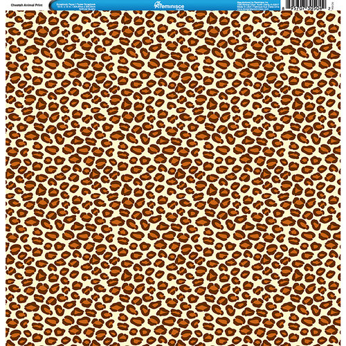 Reminisce - Animal Prints Collection - 12 x 12 Single Sided Paper - Cheetah