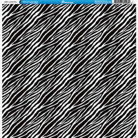 Reminisce - Animal Prints Collection - 12 x 12 Single Sided Paper - Zebra 1