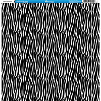 Reminisce - Animal Prints Collection - 12 x 12 Single Sided Paper - Zebra 2