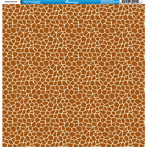 Reminisce - Animal Prints Collection - 12 x 12 Single Sided Paper - Giraffe