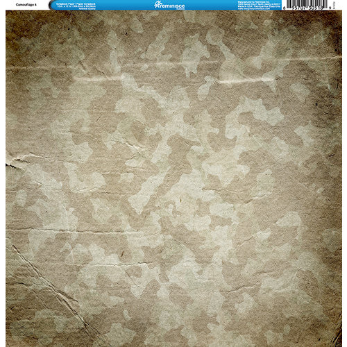 Reminisce - Camo Prints Collection - 12 x 12 Single Sided Paper - Camouflage 4