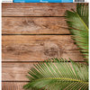 Reminisce - Hawaii Collection - 12 x 12 Single Sided Paper - Hawaiian Palm on Wood