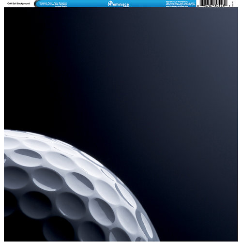 Reminisce - Golf Collection - 12 x 12 Single Sided Paper - Golf Ball Background