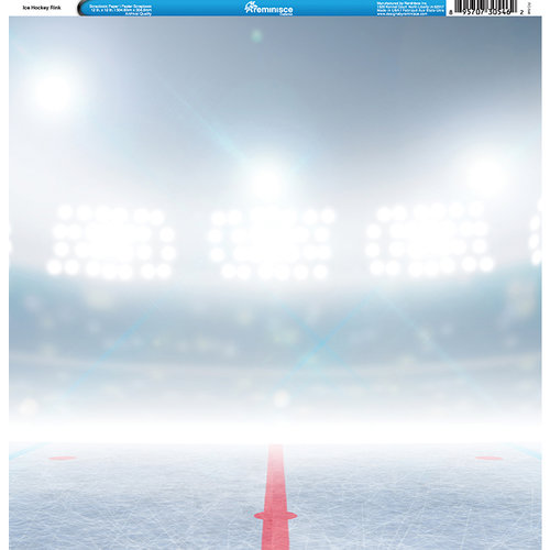 Reminisce - Hockey Collection - 12 x 12 Single Sided Paper - Ice Hockey Rink