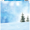 Reminisce - Winter Collection - 12 x 12 Single Sided Paper - Sledding Hill