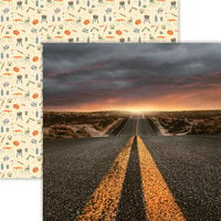 image of Reminisce - Road Life Collection - 12 x 12 Double Sided Paper - Hit The Road