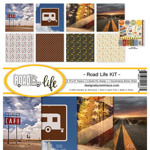Reminisce - Road Life Collection - 12 x 12 Collection Kit