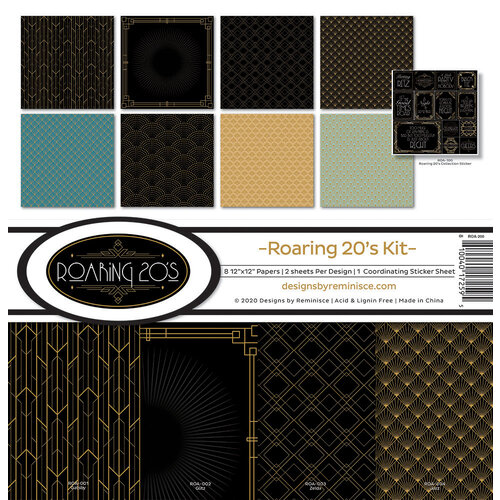Reminisce - Roaring 20's Collection - 12 x 12 Collection Kit