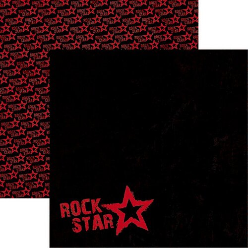 Reminisce - Rockstar Collection - 12 x 12 Double Sided Paper - Rockstar
