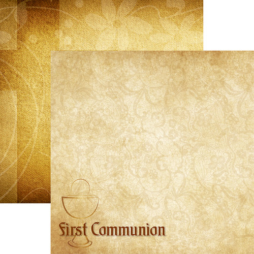 Reminisce - Rites of Passage Collection - 12 x 12 Double Sided Paper - First Communion