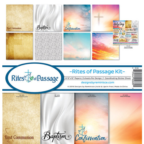 Reminisce - Rites of Passage Collection - 12 x 12 Collection Kit