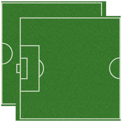 Reminisce - Real Sports Collection - 12 x 12 Double Sided Paper - Soccer Field