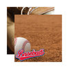 Reminisce - Real Sports Collection - 12 x 12 Double Sided Paper - Baseball