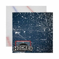 Reminisce - Real Sports Collection - 12 x 12 Double Sided Paper - Hockey