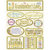 Reminisce - Signature Series Collection - 3 Dimensional Die Cut Stickers - Grandma