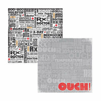 Reminisce - Ouch Collection - 12x12 Double Sided Paper - Ouch