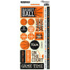 Reminisce - Basketball Collection - Cardstock Stickers - Basketball Phrase