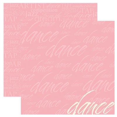 Reminisce - Signature Series Collection - 12 x 12 Double Sided Paper - Just Dance