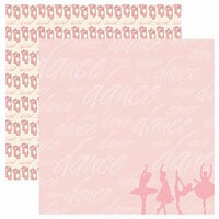 Paper House Productions - 12 x 12 Double Sided Paper - Pink Watercolor Floral