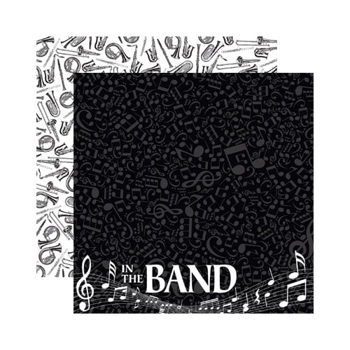 Reminisce - Signature Series Collection - 12 x 12 Double Sided Paper - Band