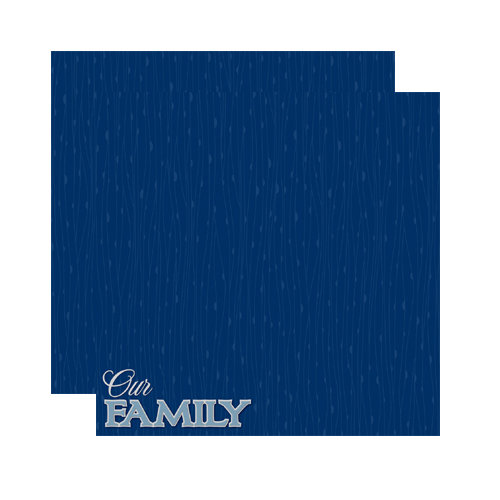 Reminisce - Signature Series Collection - 12 x 12 Double Sided Paper - Our Family