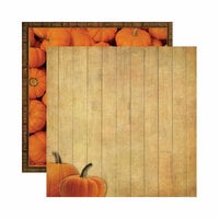 Reminisce - Signature Series Collection - 12 x 12 Double Sided Paper - Pumpkin Patch