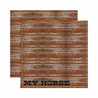 Reminisce - Signature Series Collection - 12 x 12 Double Sided Paper - Horses