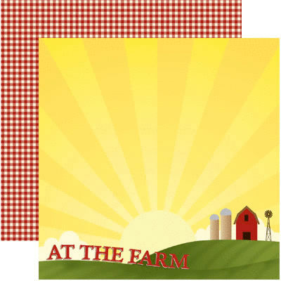 Reminisce - 12 x 12 Double Sided Paper - Farm