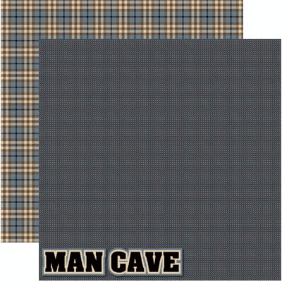 Reminisce - 12 x 12 Double Sided Paper - Man Cave