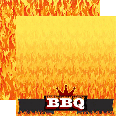 Reminisce - 12 x 12 Double Sided Paper - BBQ