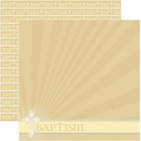 Reminisce - 12 x 12 Double Sided Paper - Baptism