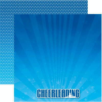 Reminisce - 12 x 12 Double Sided Paper - Cheerleading