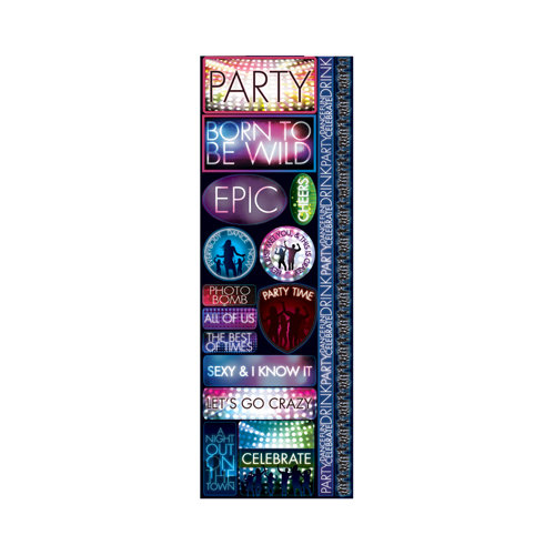 Reminisce - Signature Series Collection - Cardstock Stickers - Combo - Party