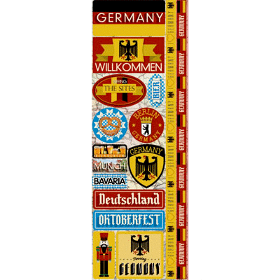 Reminisce - Cardstock Stickers - Combo - Germany