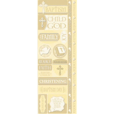 Reminisce - Cardstock Stickers - Combo - Baptism