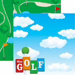 Reminisce - 12 x 12 Double Sided Paper - Mini Golf