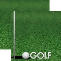Reminisce - 12 x 12 Double Sided Paper - Golf