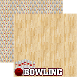 Reminisce - 12 x 12 Double Sided Paper - Bowling