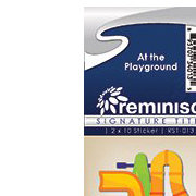 Reminisce - Cardstock Stickers - Signature Title - At the Playground