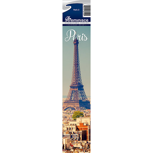 Reminisce - Cardstock Stickers - Signature Title - Paris 3