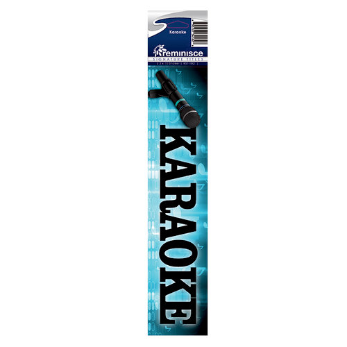 Reminisce - Cardstock Stickers - Signature Title - Karaoke