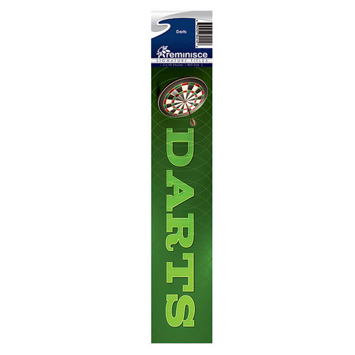 Reminisce - Cardstock Stickers - Signature Title - Darts