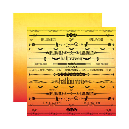 Reminisce - Spellbound Collection - Halloween - 12 x 12 Double Sided Paper - Halloween