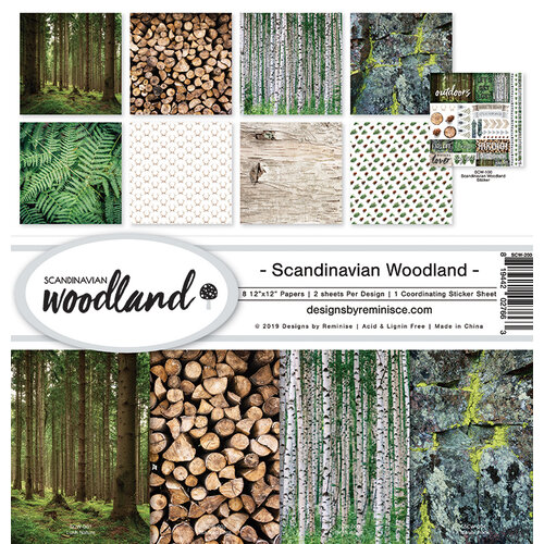 Ella and Viv Paper Company - Scandinavian Woodland Collection - 12 x 12 Collection Kit