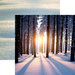 Reminisce - Snow Day Collection - 12 x 12 Double Sided Paper - Sunset