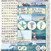 Reminisce - Seaside Collection - 12 x 12 Cardstock Stickers - Combo
